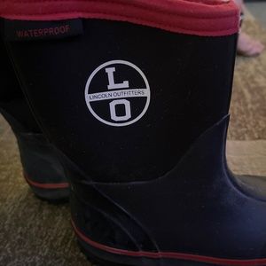 Boys Lincoln rubber boots